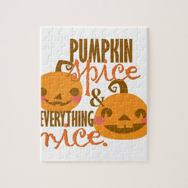 Pumpkin Spice Jigsaw Puzzle (Vertical)