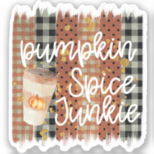Pumpkin Spice Junkie - Rustic Autumn