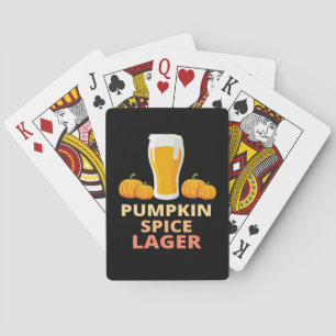 Pumpkin Spice Lager, Pumpkin Spice Shirt, Pumpkin  Playing Cards