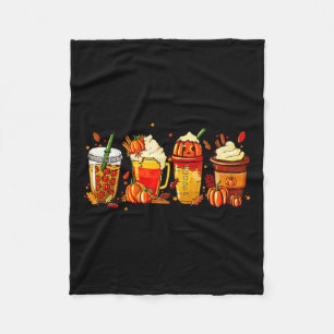 Pumpkin Spice Latte1  Fleece Blanket