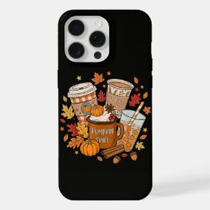Pumpkin Spice Latte Autumn Fall Season iPhone 15 Pro Max Case