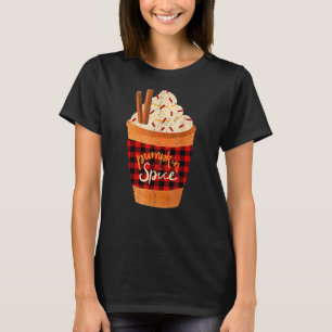 Pumpkin Spice Latte Fall Coffee Halloween Thanksgi T-Shirt