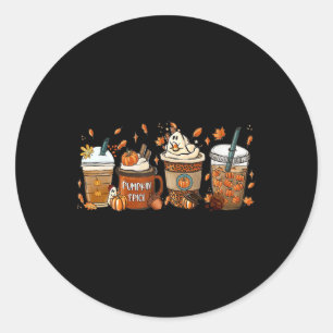 Pumpkin Spice Latte Fall Coffee Pumpkin Spice Than Classic Round Sticker