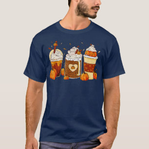 Pumpkin Spice Latte Fall Coffee Thanksgiving For T-Shirt