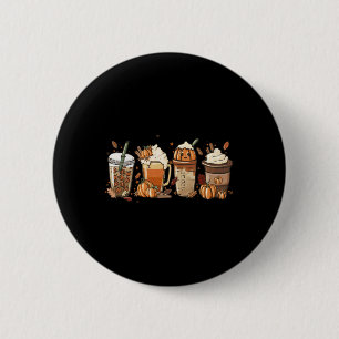 Pumpkin Spice Latte Fall Psl Fall Coffee Pumpkin C 6 Cm Round Badge