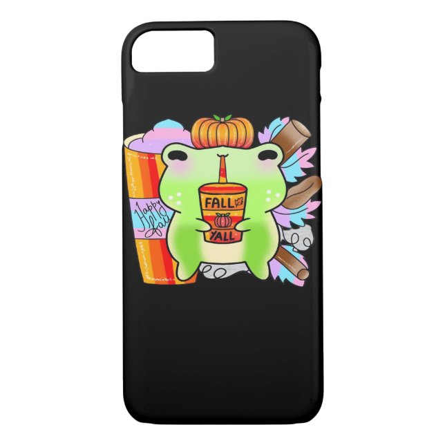 Pumpkin Spice Latte Froggy Lover Case-Mate iPhone Case (Back)