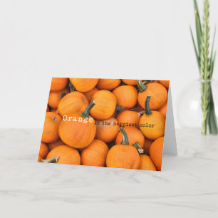 PUMPKIN SPICE LATTE Greeting Card
