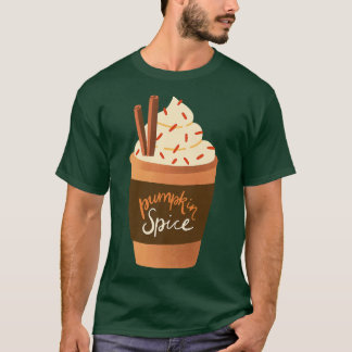 Pumpkin Spice Latte Lovers Halloween Clothing Fall T-Shirt