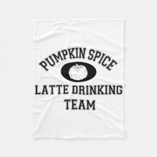 Pumpkin Spice Latte Team - Psl Lover Fall  Fleece Blanket