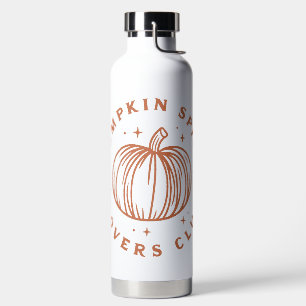 Pumpkin Spice Lovers Club Water Bottle