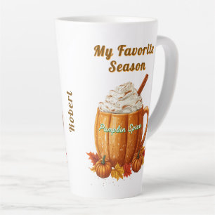 Pumpkin Spice, My Favourite Season Latte Mug
