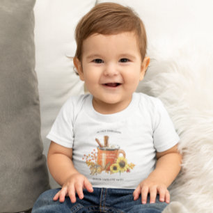 Pumpkin Spice   My First Thanksgiving Baby T-Shirt