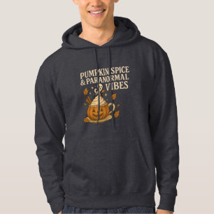 Pumpkin Spice & Paranormal Vibes Halloween Hoodie