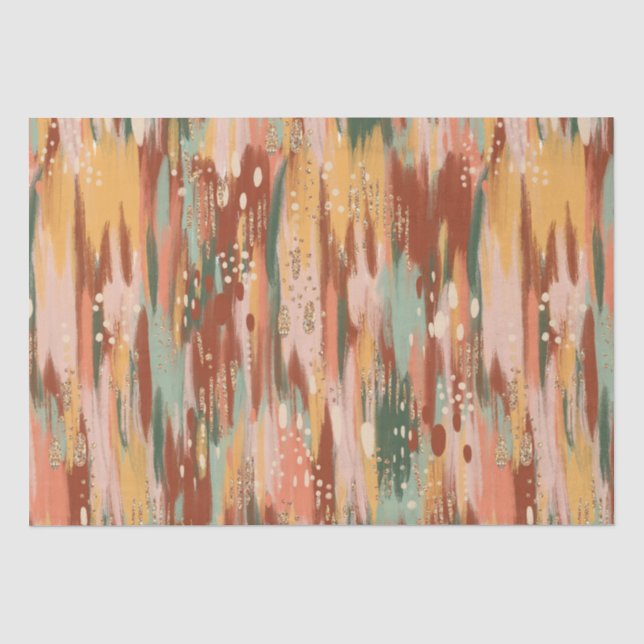 Pumpkin Spice Pattern Tissue Paper (Front)