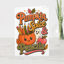 Pumpkin Spice & Pencils Cute Fall Teacher