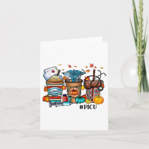 Pumpkin Spice Picu Nurse Pumpkin Fall Vibes Outfit Card