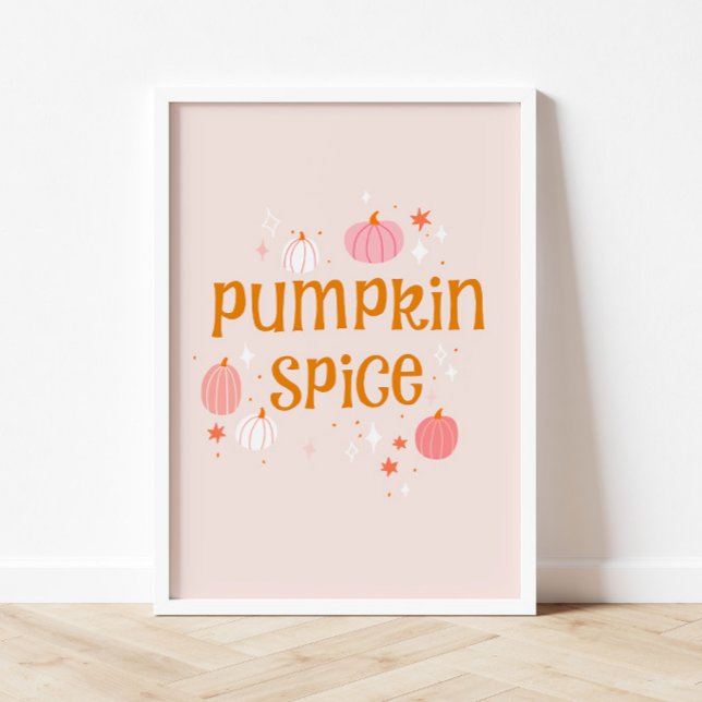 Pumpkin Spice Pink Halloween Poster (Creator Uploaded)