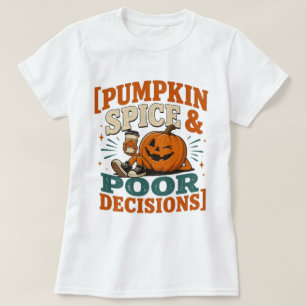 Pumpkin Spice & Poor Decisions T-shirt