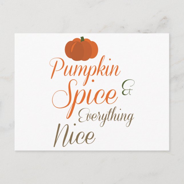 Pumpkin Spice Postcard (Front)
