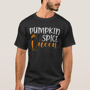 Pumpkin Spice Queen Apparel Women Fall Autumn Seas T-Shirt