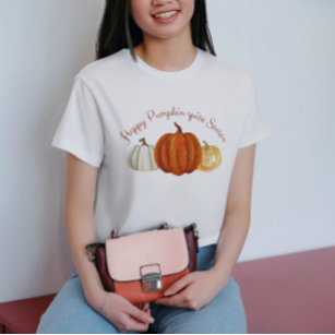 Pumpkin Spice Season cute pumpkin for Autumn lover T-Shirt