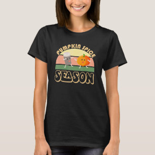Pumpkin Spice Season Latte Fall Cute Coffee Pumpki T-Shirt