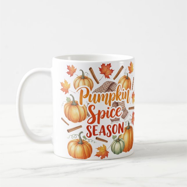 Pumpkin Spice Season Mug (Left)