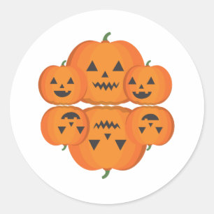 Pumpkin spice season, pumpkin spice Classic Round Sticker