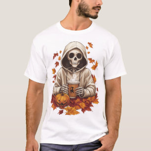 Pumpkin Spice Skeleton T-Shirt