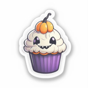 Pumpkin Spice Smiles: Halloween Cupcake