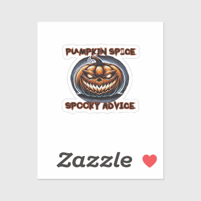 Pumpkin Spice Spooky Advice - Funny Halloween Gift (Sheet)