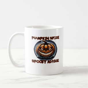 Pumpkin Spice Spooky Advice - Funny Halloween Gift Coffee Mug