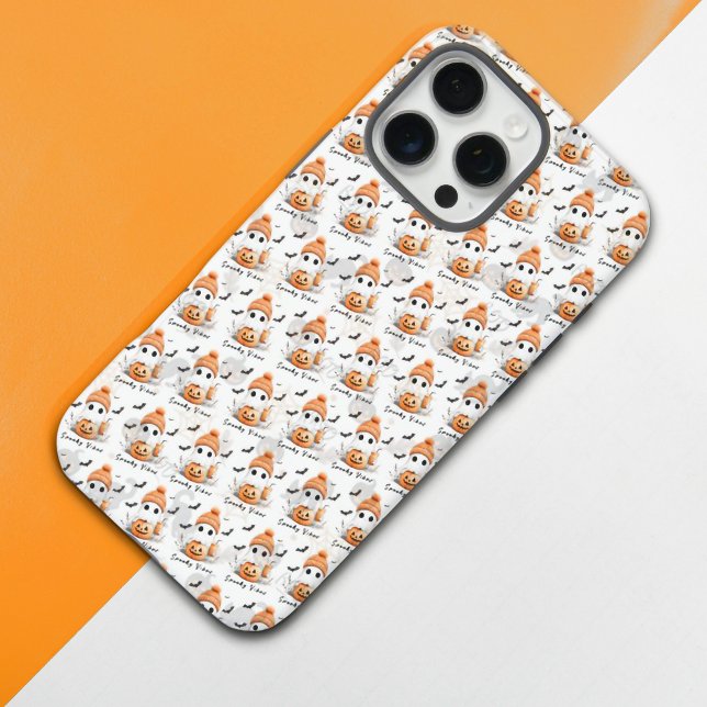 Pumpkin Spice Spooky Vibes Personalised Case-Mate iPhone Case (Creator Uploaded)
