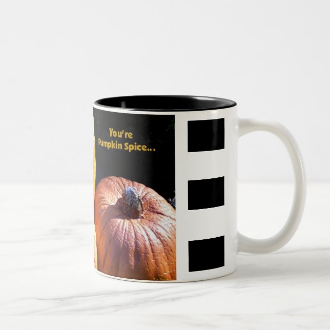 Pumpkin Spice Two-Tone Coffee Mug (Right)