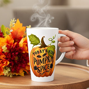 Pumpkin spice vibe latte mug