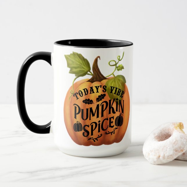 Pumpkin spice vibe mug (With Donut)