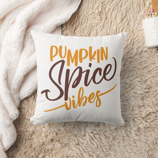 Pumpkin Spice Vibes Cushion (Blanket)