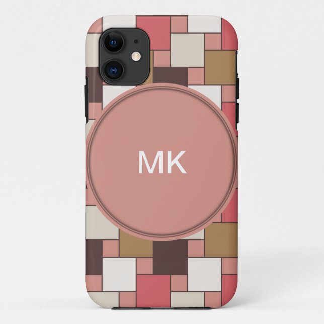 Pumpkin Spice Weave Pattern Case-Mate iPhone Case (Back)