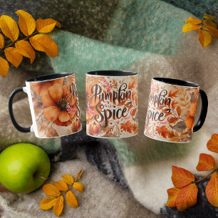 Pumpkin Spice Whimsical Thanksgiving Mug