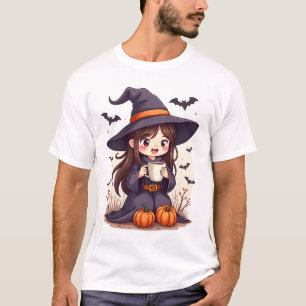 Pumpkin Spice Witch � Cute Halloween Coffee Shirt