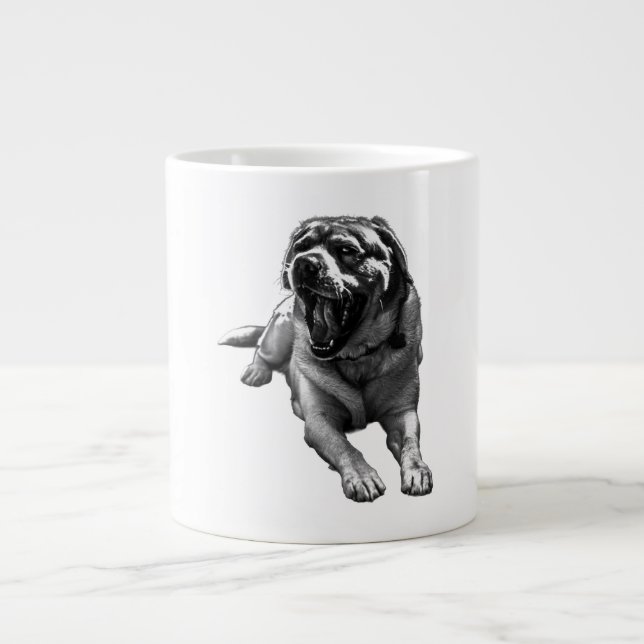 Pumpkin Spice Yawn Large Coffee Mug (Front)
