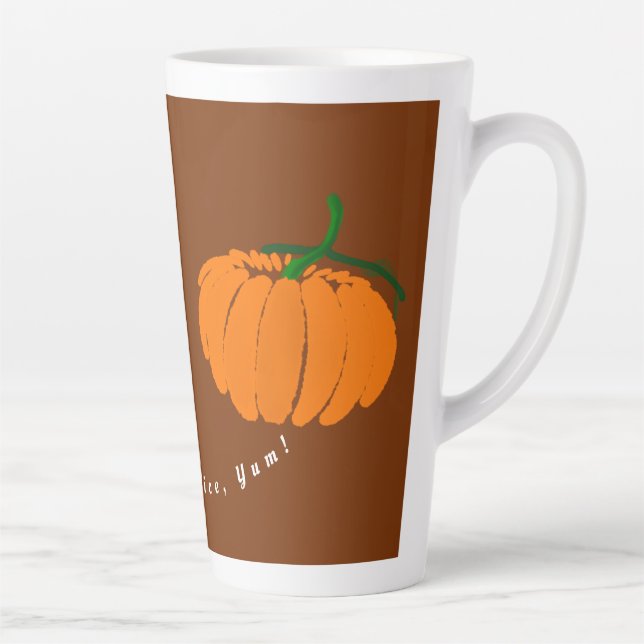 Pumpkin Spice, Yum! Latte Mug (Right)