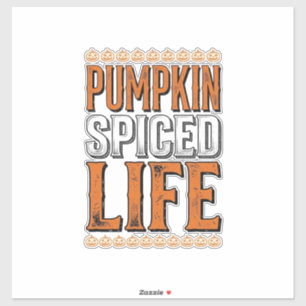 Pumpkin Spiced Life Vintage Halloween Typography D