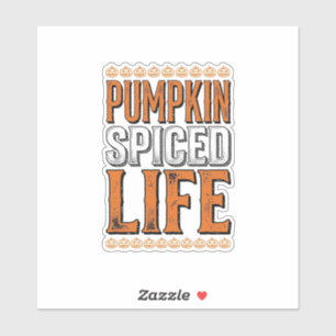 Pumpkin Spiced Life Vintage Halloween Typography D