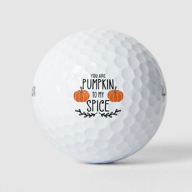 Pumpkin Spicee Golf Balls (Front)