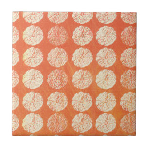 Pumpkin Spiral Notebook Ceramic Tile