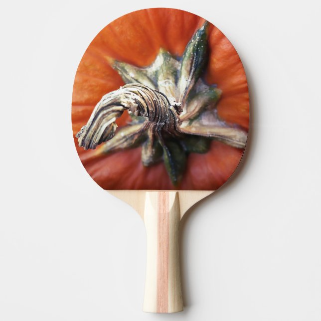 Pumpkin Spiral  Ping Pong Paddle (Front)