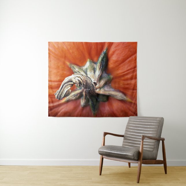 Pumpkin Spiral  Tapestry (In Situ (Horizontal))
