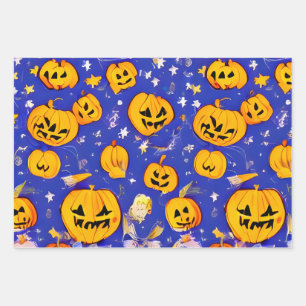 Pumpkin Spirits  Wrapping Paper Sheet
