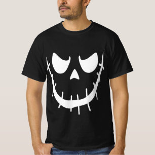 Pumpkin Spooky Fun Creepy Jack O Lantern Face T-Shirt